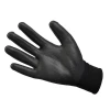 Scan Black PU Coated Gloves - Large (Size 9) (Pack 240)
