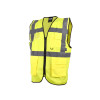 Scan Hi-Vis Utility Yellow Waistcoat - L (44in)