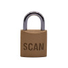 Scan Brass Padlock 20mm