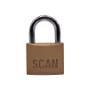 Scan Brass Padlock 40mm