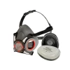 Scan Twin Half Mask Respirator + P2 Dust Filter Cartridges