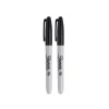 Sharpie Fine Tip Permanent Marker Black (Pack of 2)