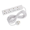 SMJ Extension Lead 240V 4-Way 13A 5m