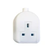 SMJ White Trailing Extension Socket 13A 1-Gang
