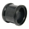 DOUBLE SOCKET PIPE CONNECTOR Black