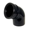 112 1/2º SINGLE SOCKET BEND Black