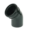 135º SINGLE SOCKET BEND Black