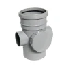 SINGLE SOCKET ACCESS PIPE Grey