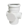 SINGLE SOCKET ACCESS PIPE White