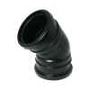 135º DOUBLE SOCKET BEND Black