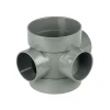 DOUBLE SOLVENT WELD SHORT BOSS PIPE Grey