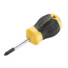 Stanley CUSHION GRIPâ„¢ Stubby Screwdriver Phillips Tip PH1 x 45mm