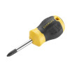 Stanley CUSHION GRIPâ„¢ Stubby Screwdriver Phillips Tip PH2 x 45mm