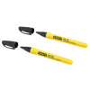 Stanley Black Fine Tip Permanent Markers (2)