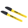 Stanley Black Fine Tip Permanent Markers (2)