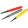 Stanley Dynagrip Nail Punch - Set of 3 0.8mm, 1.6mm & 2.4mm