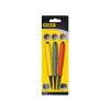 Stanley Dynagrip Nail Punch - Set of 3 0.8mm, 1.6mm & 2.4mm