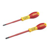 Stanley FatMax VDE Insulated Borneo Pozi Scewdriver Set of 2
