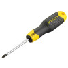 Stanley Cushion Grip Screwdriver Pozi 1pt x 75mm