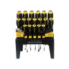Stanley Screwdriver Set, in Rack 44 Piece SL/PH/PZ/TX