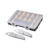 Stanley 99E Trimming Knife Twin Pack with 50 Spare Blades in Organiser