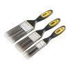 Stanley Dynagrip Synthetic Brush Pack (3Pc)