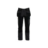 Stanley Dixon Slim Fit Trousers Grey/Black Waist 38in Leg R