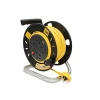 Stanley Open Drum Cable Reel 240V 13A 4-Socket + 2 USB 25m