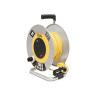 Stanley Open Metal Drum Cable Reel 240V 13A 4-Socket + 2 USB 25m