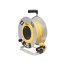 Stanley Open Metal Drum Cable Reel 240V 13A 4-Socket + 2 USB 25m