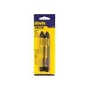 Irwin Straight-Line Crayons (Card 2) Black