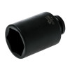Teng Tools Deep Impact Socket Hexagon 6 Point 1/2in Drive 35mm
