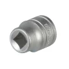 Teng Tools Hexagon Socket 6 Point Regular 1/4in Drive 12mm