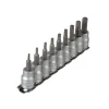 Teng Tools M3813TX Socket Clip Rail Set of 9 External Torx 3/8in Drive
