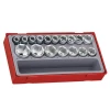 Teng Tools TT1217-6 17 Piece Metric 6p Socket Set 1/2in Drive