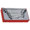 Teng Tools TT6508R Ratchet Combination Spanner Set 8pc Metric