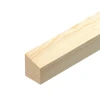 PEFC Pine Wedge Moulding 12mm x 15mm 2.4Mtr 12mm Bottom 15mm High