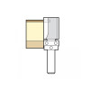 Trend 46/90 x 1/4 TCT 90° Shank Mounted Template Profiler 15.9 x 25mm