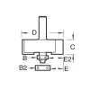 C040 X 1/4 Tct Bearing Guided Rebater 35.0mm