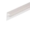 Polycarbonate F Strip 10mm x 3000mm White