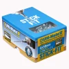 Ultimate Stick Fit Woodscrews Bright Zinc Plate 4 x 50mm Box of 200