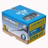 Ultimate Stick Fit Woodscrews Bright Zinc Plate 5 x 70mm Box of 200