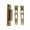 Strongbolt 2200 Mortice Sash Lock Rebate Kit 13mm Satin Brass Box