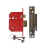 Strongbolt 2200S Bs 5 Lever Mortice Sash Lock 81mm Satin Chrome Box