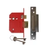 Strongbolt 2200S Bs 5 Lever Mortice Sash Lock 81mm Satin Chrome Box