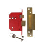 Union StrongBOLT 2200S BS 5 Lever Mortice Sash Lock 81mm Satin Brass Visi