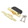 Union 2242 2 Lever Mortice Rebated Sash Lock Electro Brass 65.5mm 2.5in Visi