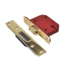 Strongbolt 2103S Polished Brass 3 Lever Mortice Deadlock Visi 65mm 2.5In