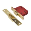 Strongbolt 2105S Polished Brass 5 Lever Mortice Deadlock Visi 65mm 2.5In
