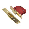 Strongbolt 2105S Polished Brass 5 Lever Mortice Deadlock Visi 79mm 3In